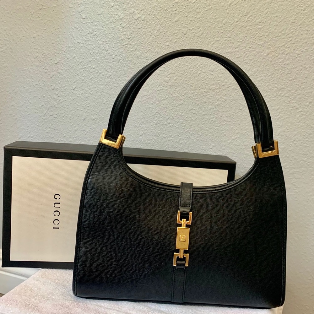 Vintage Gucci Jackie leather bag